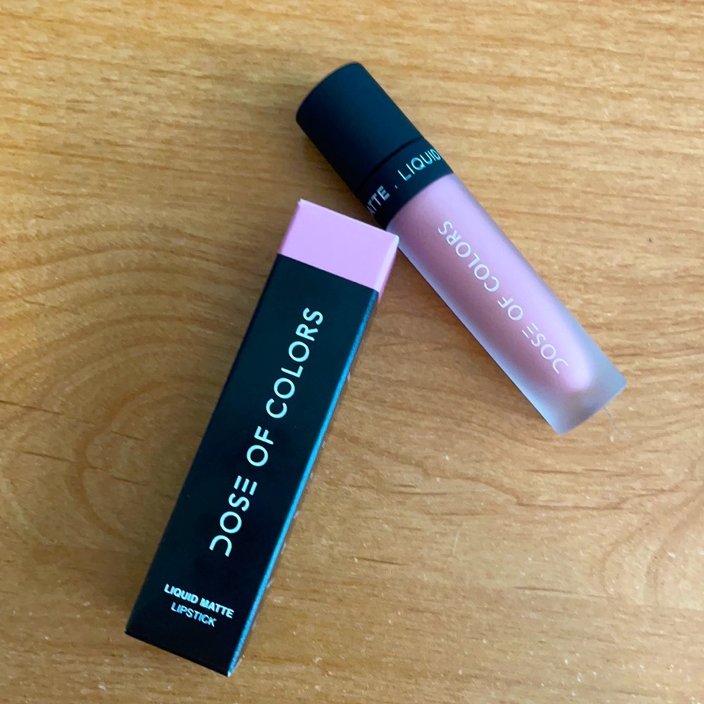 Dose of Colors Liquid Matte Lipstick 💄 in Rosebud